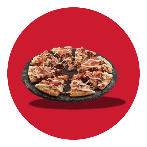 Bacon Double Cheeseburger Pizza