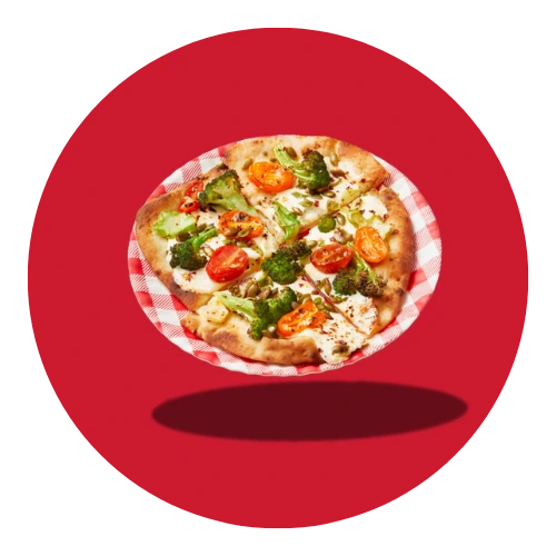 Broccoli & Tomato Supreme Pizza